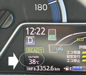 外の温度